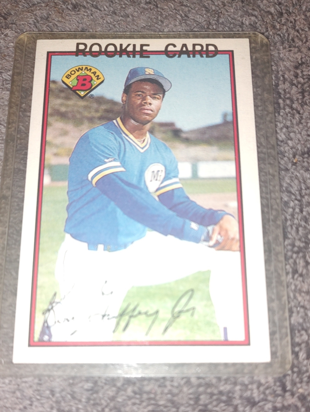 89 Bowman Griffey Jr. Rookie Baseball Card